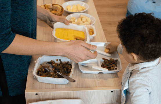 Repas en creche
