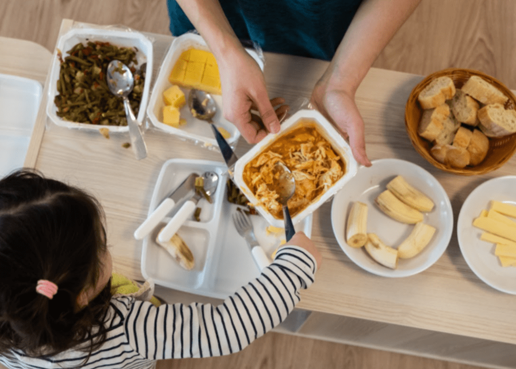 Repas en self à Ermont