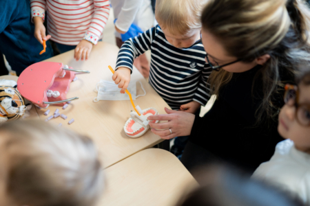 Enfants en crèche